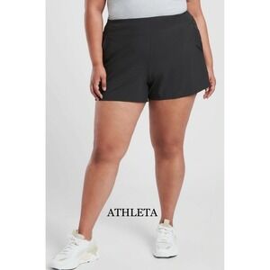Short Cycliste Femme Athleta – Gris, Taille S – Occasion Très Bon état